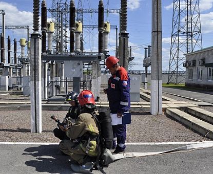 На территории ОЭЗ «Липецк» провели учебную тренировку по пожарной безопасности