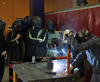 Специалисты компании «Гермес-Липецк» провели мастер-класс по сварке для студентов